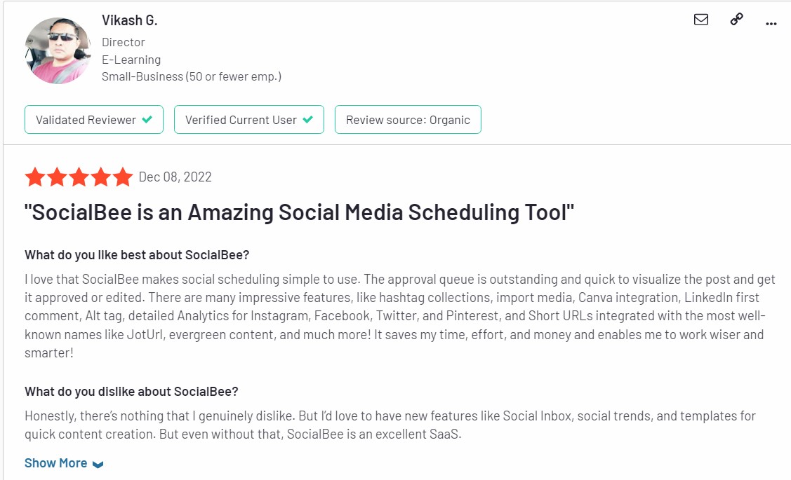 Reviews SocialBee