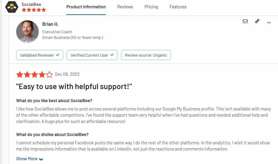 Reviews SocialBee