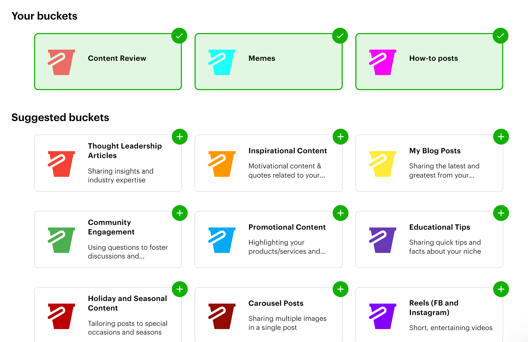 Set up your posting plan