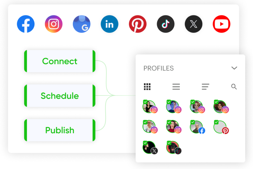 Create an automated posting schedule